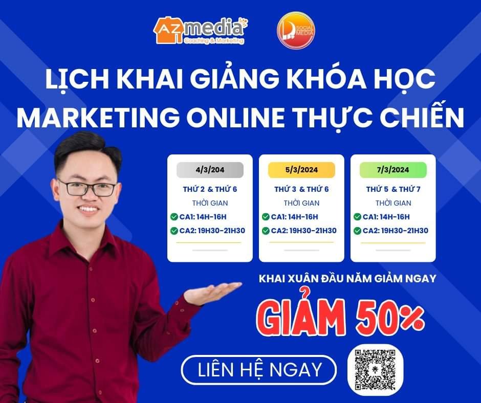 khóa học marketing ngắn hạn